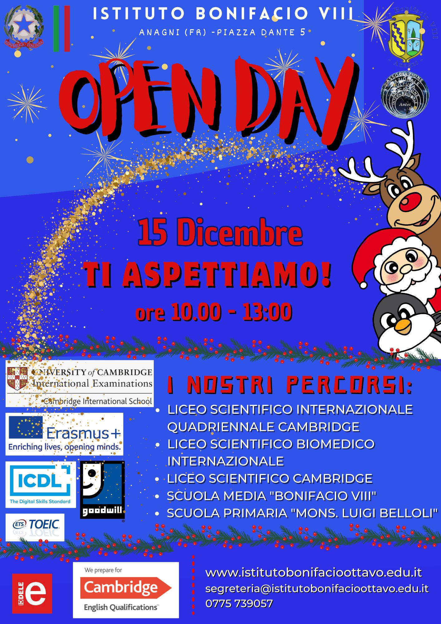 Openday del 15 Dicembre 2024